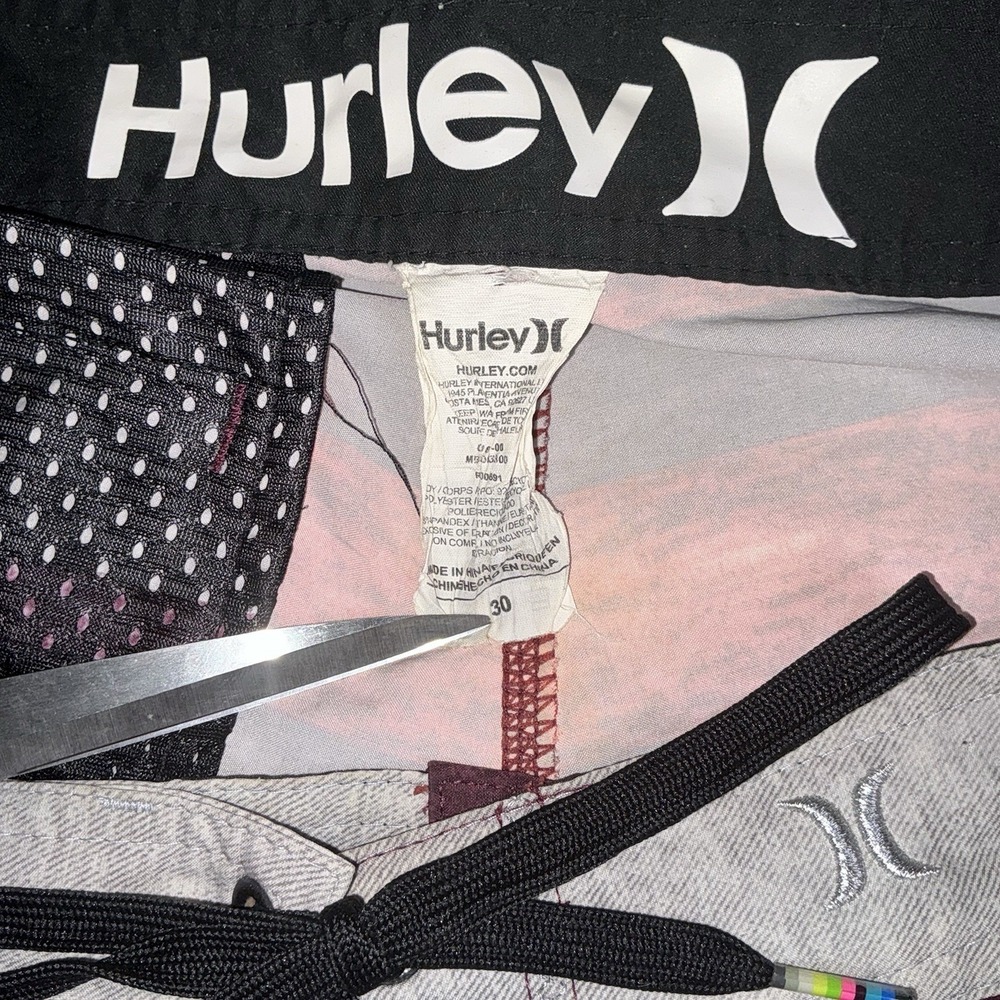 Hurley Phantom‎ Board Shorts Trunks Beach Surf Swim Casual Mens Sz 28 Colorful - Picture 4 of 8